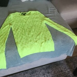 Forever 21 Neon Yellow Women's Sweater